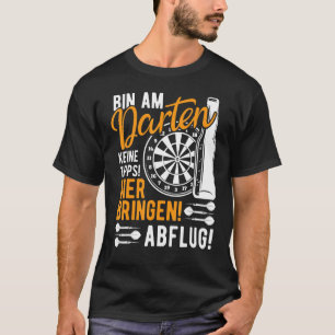 Dart Player säger "Costume Dart Beer Deflation" T Shirt