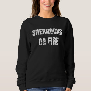 Dart Player Sherrocks på Fire Dart Satt T Shirt