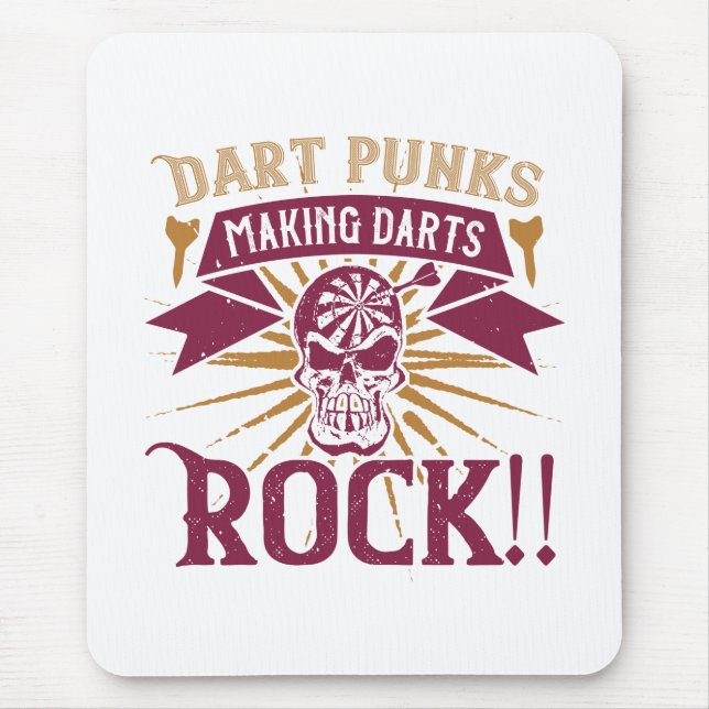 Dart Punks Skapar Darts Sten! Musmatta (Framsidan)