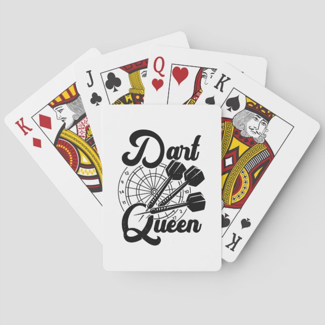 Dart Queen Casinokort (Baksidan)
