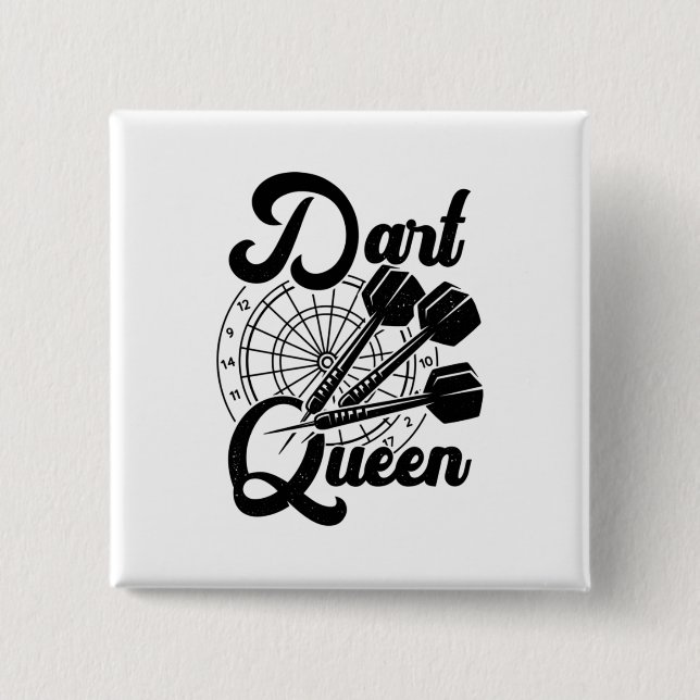 Dart Queen Knapp (Framsida)