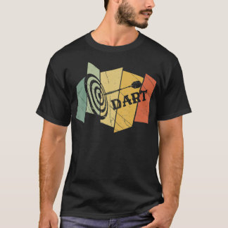 Dart Retro Darts Pilar Vintage Bullseye Darter T Shirt