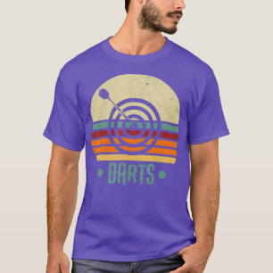 Dart Retro Darts Pilar Vintage Bullseye Darter T Shirt
