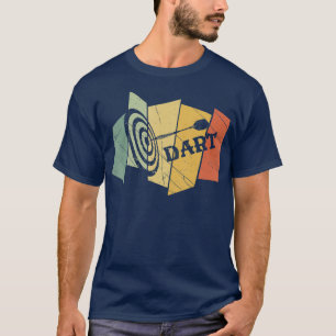 Dart Retro Darts Pilar Vintage Bullseye Darter T Shirt