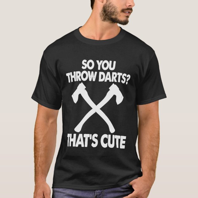 Dart - så att du kastar mördare som knuggar ludd t shirt (Framsida)