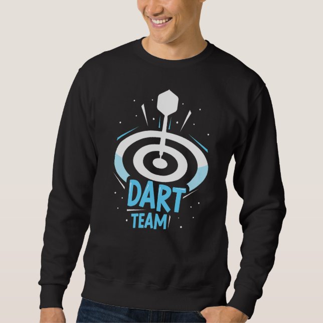 Dart Team Crew Darts Squad Lång Ärmad Tröja (Framsida)