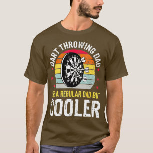 Dart Throwing Pappa Far Dart Player Darts Funny T Shirt