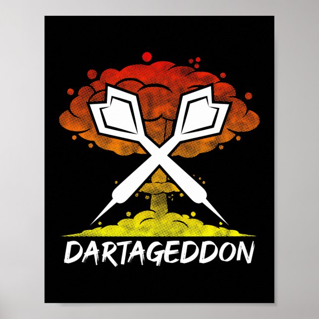 Dartageddon Darts Player Poster (Framsidan)