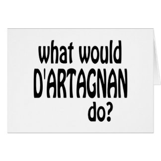 D'Artagnan Hälsningskort