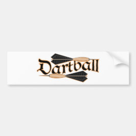 Dartball Darts Bildekal