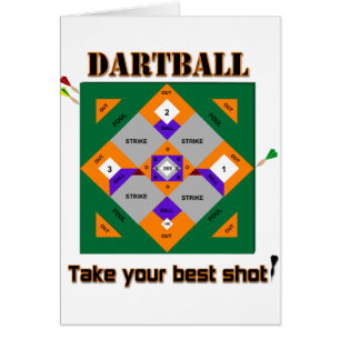 Dartball Hälsningskort