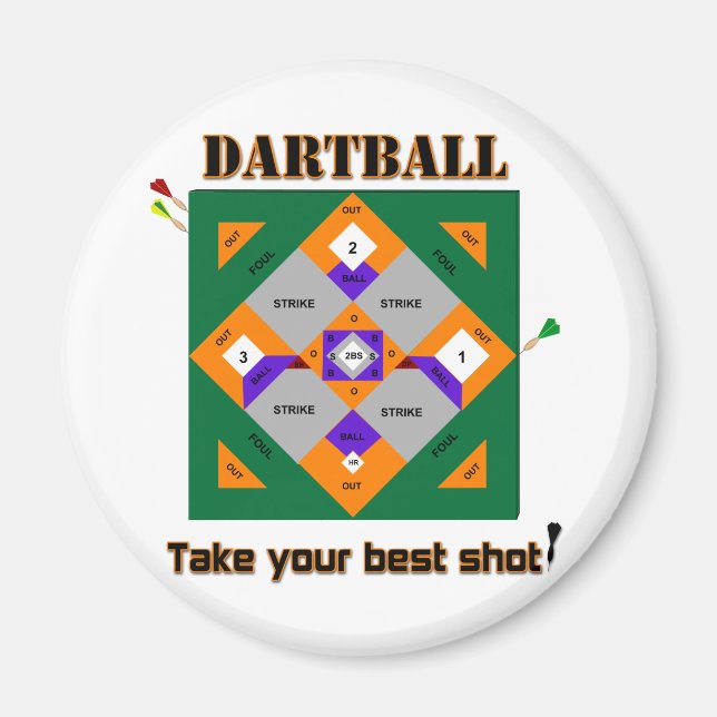Dartball Magnet (Framsidan)