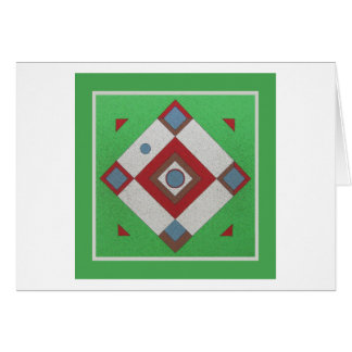 Dartball stiger ombord hälsningskort