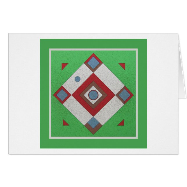 Dartball stiger ombord hälsningskort (Framsidan Horizontal)