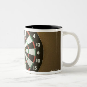 Dartboard 3 Två-Tonad mugg