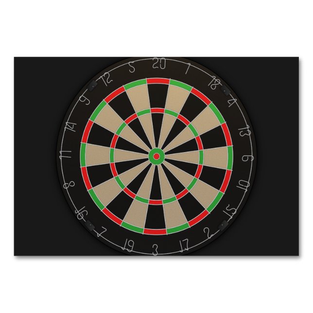 Dartboard Älskare Bordsnummer (Baksidan)