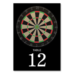 Dartboard Älskare Bullseye Darts Bordsnummer