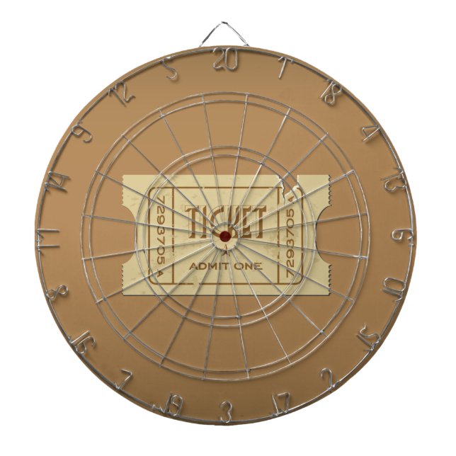 Dartboard biljett Metall Piltavla (Framsidan)