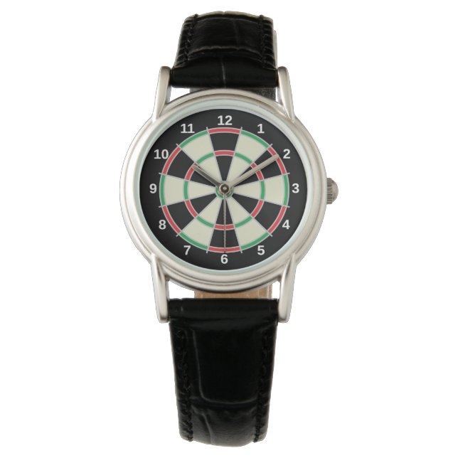 Dartboard Bulls Öga Watch Armbandsur (Framsida)