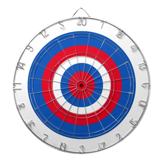 Dartboard - Concentric Ringar in WBR Darttavla (Framsidan)
