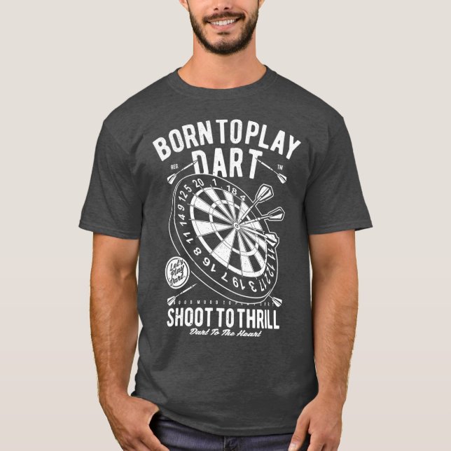 Dartboard Dart Team Darts Sports pub sport T Shirt (Framsida)