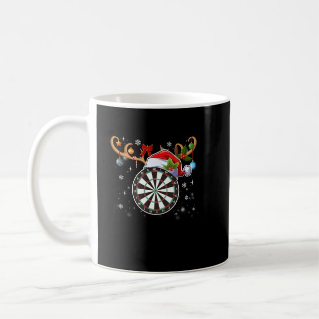 Dartboard Dartboard-julklapp, mörk julklapp  Kaffemugg (Vänster)