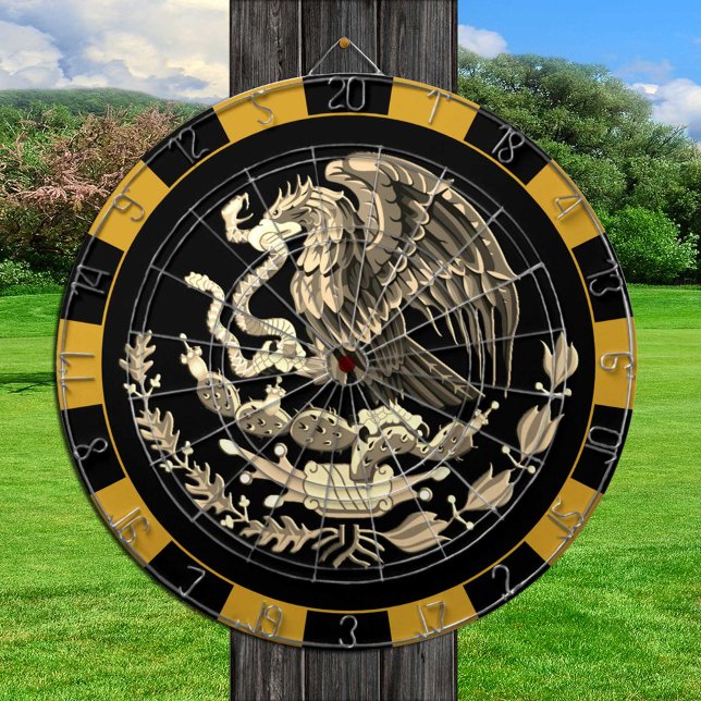 Dartboard, Eagle & Flagga darts/speltavla i Mexiko Darttavla (Skapare uppladdad)
