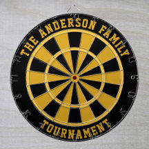 Dartboard för anpassningsbar Family Namn Personlig