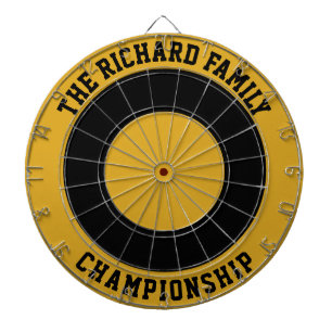 Dartboard för anpassningsbar Family Namn Personlig Darttavla