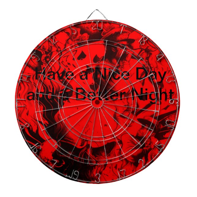 Dartboard för edgy Art Design Fantastisk Skeezer Q Piltavla (Framsidan)