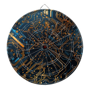 Dartboard för elektroniska kretsar darttavla