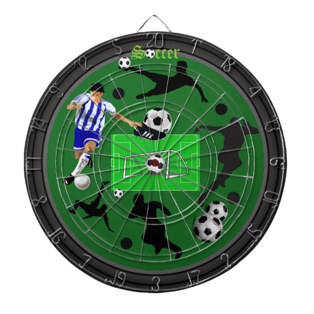Dartboard för fotboll (fotboll) piltavla (Framsidan)
