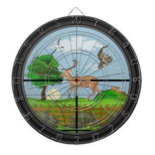 Dartboard för gevärräckviddjakt darttavla