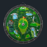Dartboard för Golfvattenfara Darttavla<br><div class="desc">En enorm golf inspirerade dartboardperfekten för golfen eller sportfantasten av familjen. Presenterar en samling av golf uppsätta som mål och äventyrar. Underbar för traditionella pillekar, för danande nya av ditt eget eller som en kall golfkonstvisning. Fullständigt anpassade som tillfogar namn, bilder och mer för att göra det ditt eget. Tyck...</div>