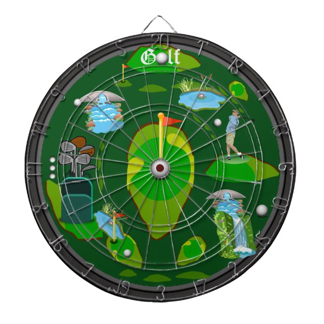 Dartboard för Golfvattenfara Darttavla (Framsidan)