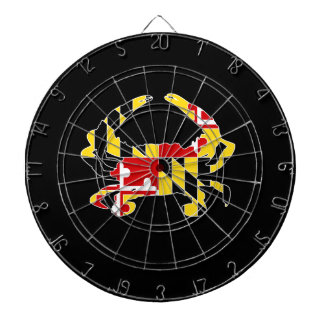 Dartboard för Maryland flaggakrabba Piltavla