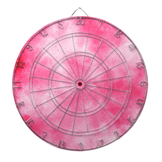 Dartboard för rosa Cloud Effect Darttavla (Framsidan)
