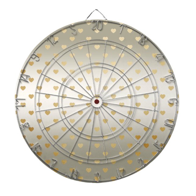 Dartboard guld Hearts Darttavla (Framsidan)