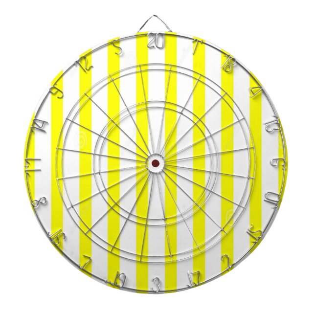Dartboard Gult White Rand Darttavla (Framsidan)