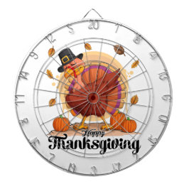 Dartboard happy thanksgiving Typography Darttavla