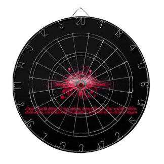 Dartboard Herz Pink und Schwarz Piltavla