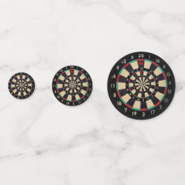 Dartboard i en effekt på tre nivåer,