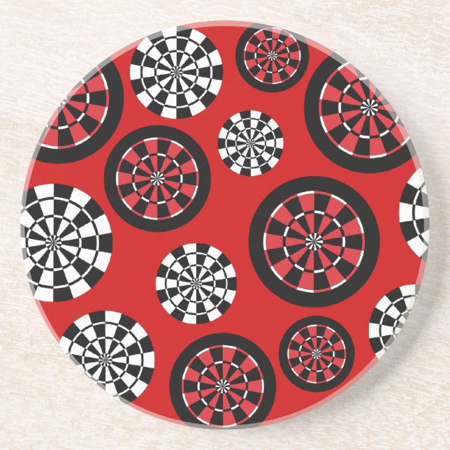 Dartboard i mod underlägg sandsten (Framsidan)