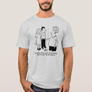 Dartboard i Tecknaden Bedroom T Shirt