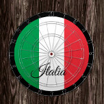 Dartboard & Italien-mördare i italienska Flagga /  Darttavla<br><div class="desc">Dartboard: Italien & Italienska flagga,  familjetspel - kärlek mitt land,  sommarspel,  helgdag,  fars dag,  födelsedagsfest,  College roligt/studenter</div>