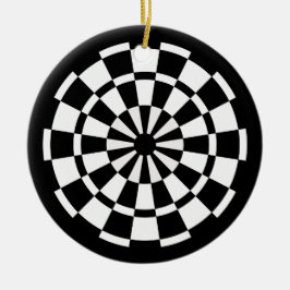 Dartboard Julgransprydnad Keramik