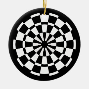 Dartboard Julgransprydnad Keramik