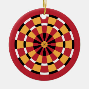 Dartboard Julgransprydnad Keramik