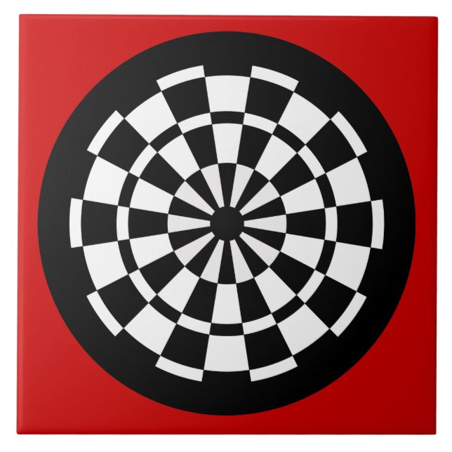Dartboard Kakelplatta (Framsidan)