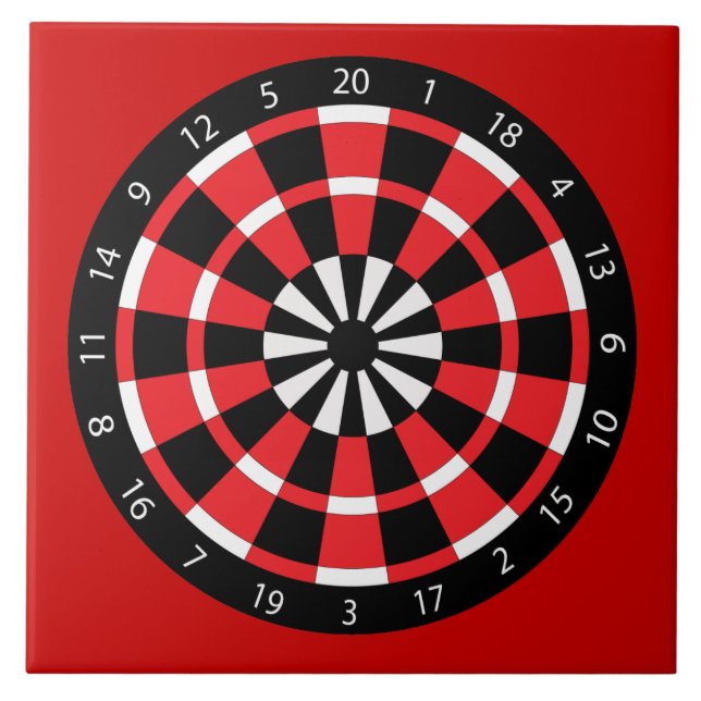 Dartboard Kakelplatta (Framsidan)